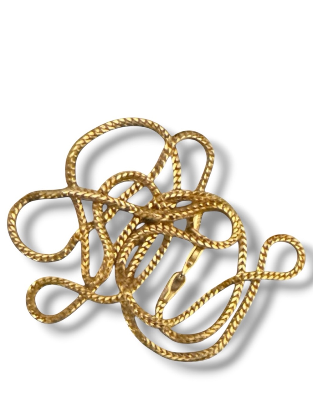 Milor Italy 14k Yellow Gold Solid Franco Link Chain Necklace 18" 6.54g